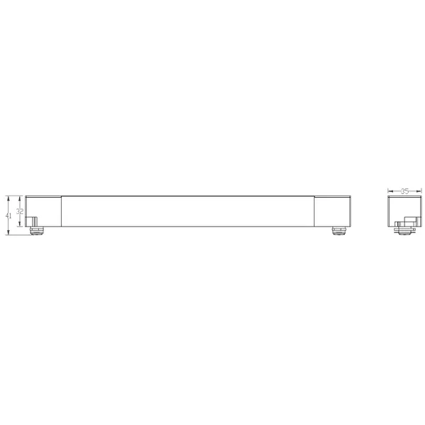 Classic 220V Led Linear Track Light-Flat Floodlight