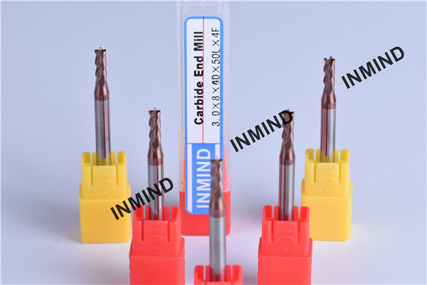 HRC55  TiSiN TiAlN Coating , Carbide End Mill , 3mm*4F ,  WF25 , Rotary cutting tool 1