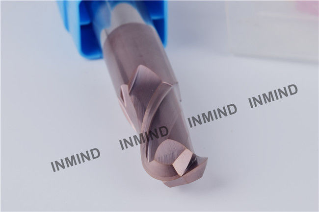 Peu d'outil de fraisage de service d'affûtage de fraise en bout, fraise en bout 1 de cannelure du revêtement 2 d'AlTiN