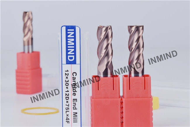 9mm *4F Square End Mill SiN Copper Colour ,  upto HRC55 , end mill supplier 2