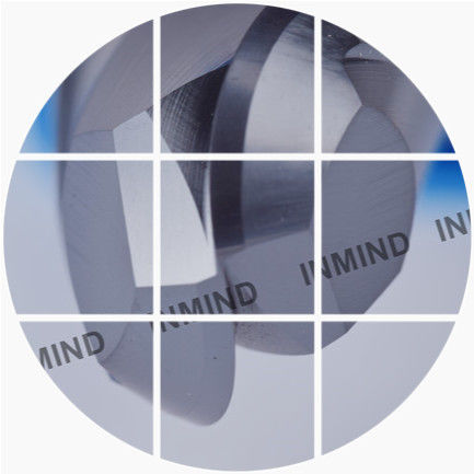 Fraise moyenne à grande vitesse à long nez sphérique avec une taille de grain 1 de 0,5 à 0,6 um