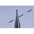Recubrimiento altin hasta hrc50, molino de extremo cuadrado de 1 mm a 4 mm, 4 flautas, molino de extremo de carburo, tamaño de grano 0.8um, 