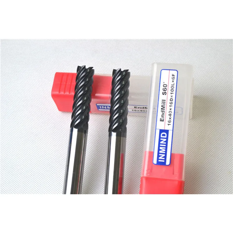 Molinos de extremo de alto rendimiento de flauta múltiple, brocas de corte de fresadora de 8 mm de diámetro 