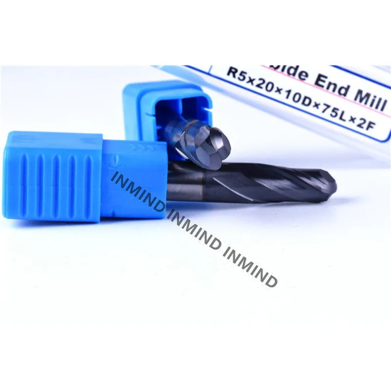 AlTiN Coating HRC50 Ball End Mill Machine Cutting Tools 2 Flute End Mill