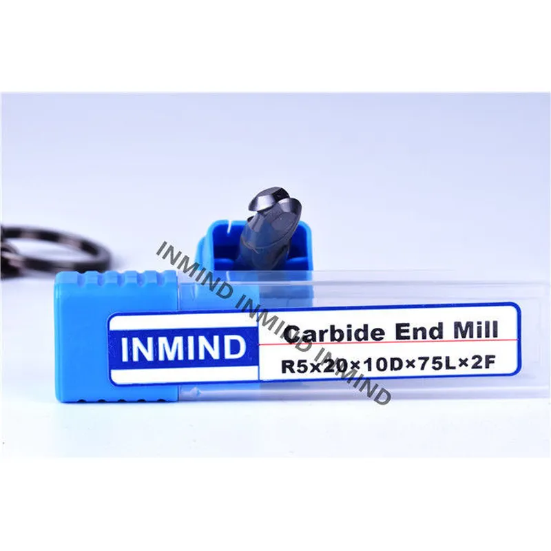 AlTiN Coating HRC50 Ball End Mill Machine Cutting Tools 2 Flute End Mill