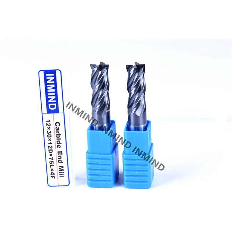 Fresa de acero de alta velocidad recubierta de altin para fresar templado / acero templado 