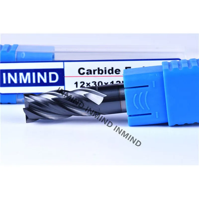 fresas, diámetro 12 mm, revestimiento tialn, aol 75 mm, fresa de extremo cuadrado, 4 flautas, longitud estándar de la serie x 