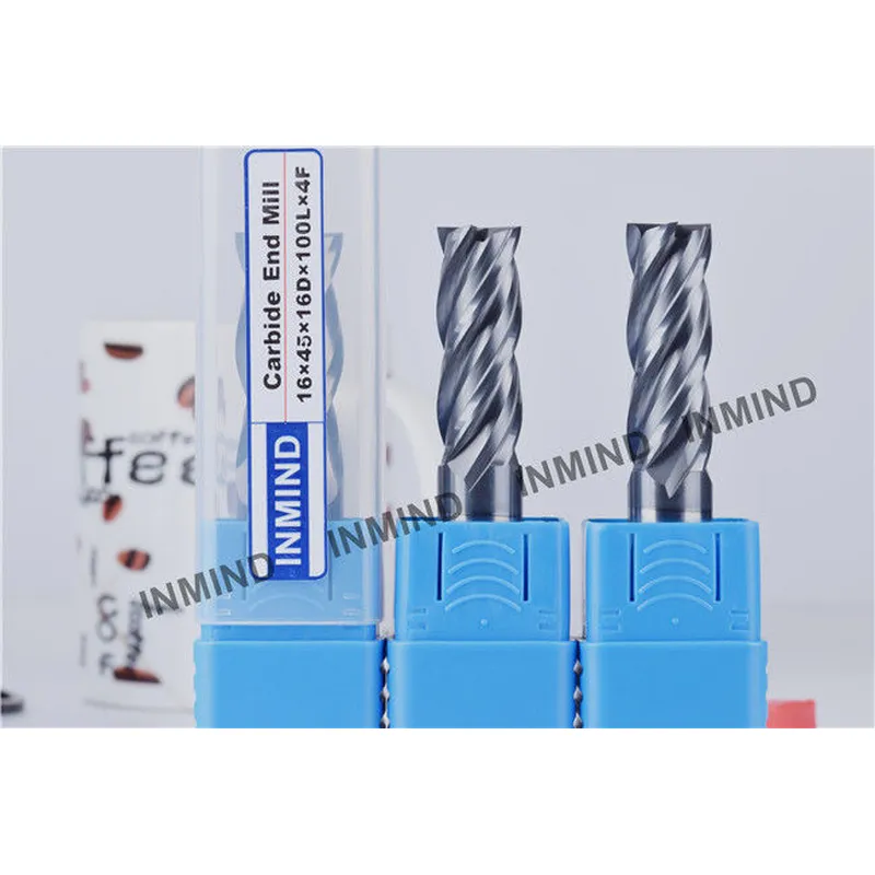 Fresas de acero de alta velocidad hrc50, herramienta de molino de extremo cuadrado de acero hss 