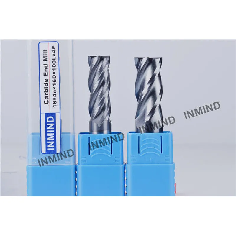 Molino de extremo cuadrado fresas de extremo de enrutador cnc de revestimiento de pecado, herramientas de corte de máquina de fresado de varilla de carburo k55 