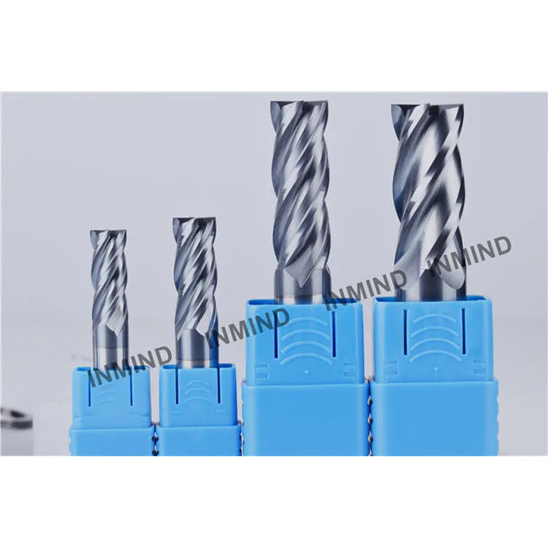 11 mm, 4 flautas, molino de extremo cuadrado, color cobre sin, hasta hrc55, molino de extremo cnc 