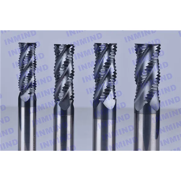 4 molinos de extremo que desbastan hrc50 de la capa altin de 4 flautas tamaño de grano 0.6 - 0.8 um