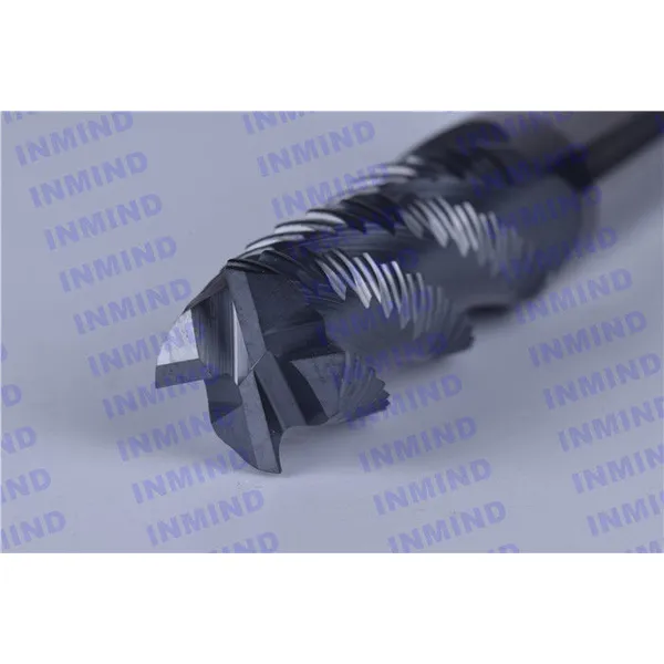 hrc60 4mm - 20mm 4 fresa de extremo de carburo de flauta, brocas de herramienta de fresado de máquina de molino de corte 