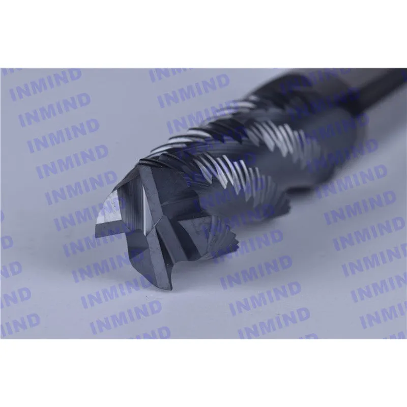 hrc60 4mm - 20mm 4 fresa de extremo de carburo de flauta, brocas de herramienta de fresado de máquina de molino de corte 