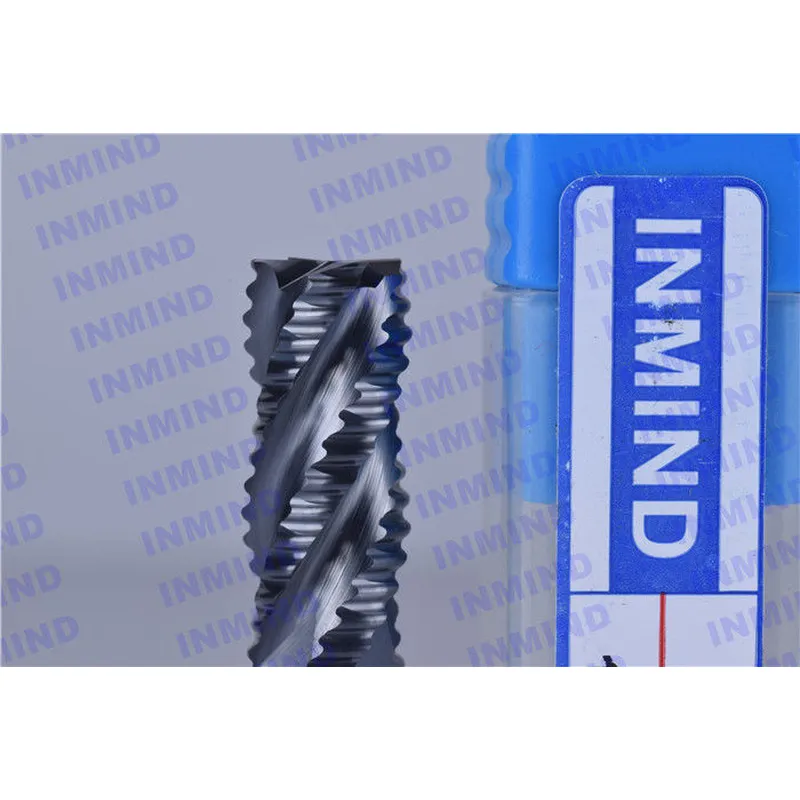 Fresas de desbaste de carburo de recubrimiento de altin 4 ranuras longitud de corte de 25 mm 