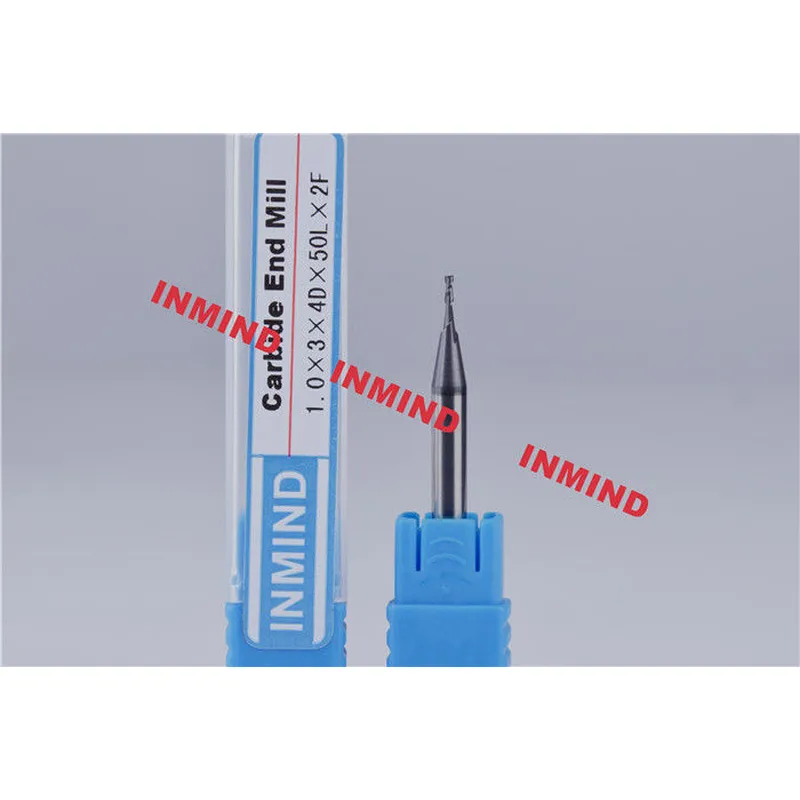 Fresa de extremo micro de carburo de 0,1 mm a 0,9 mm con revestimiento de tisina de alta dureza 
