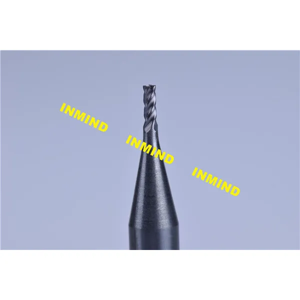 Micro fresa de 0,6 mm / 0,5 mm / 0,4 mm para fresar acero templado templado 