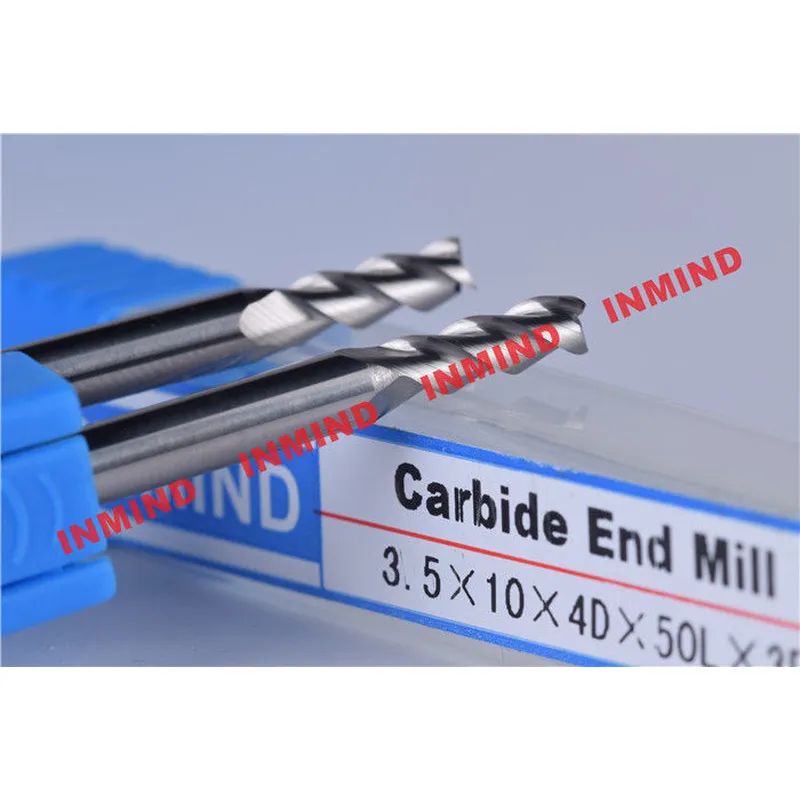 Molino de extremo de aluminio de carburo sólido profesional para fresadora 