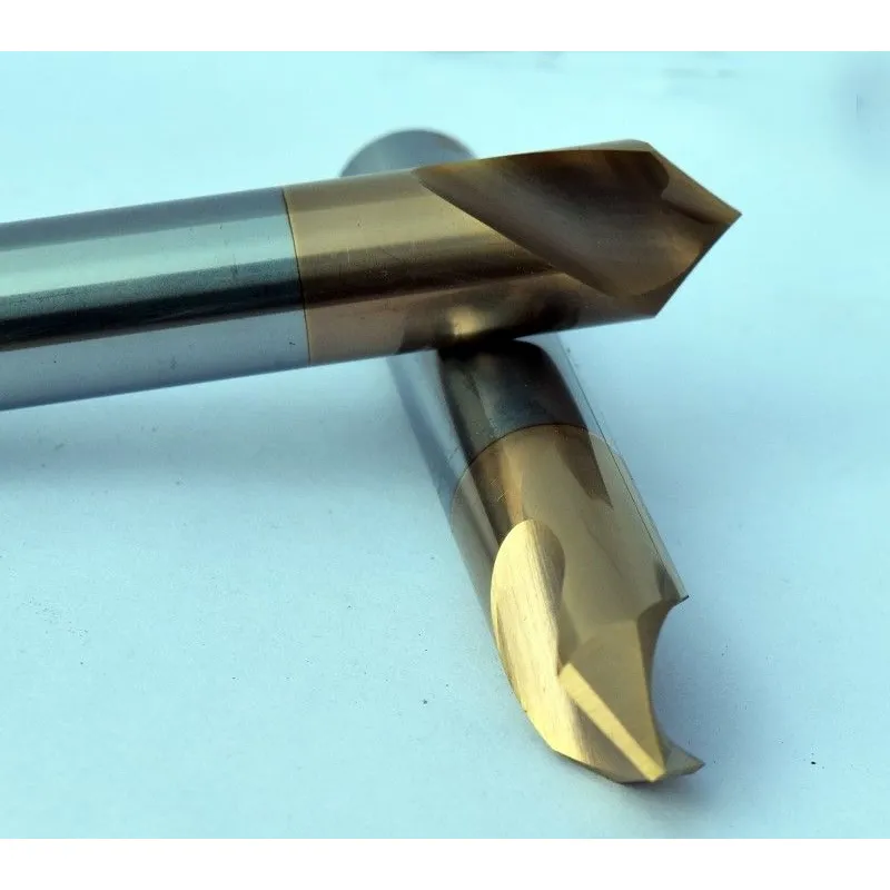 Fresa de extremo de bisel de 90 grados de diámetro 3 mm, fresas de fresadora de 50 mm de longitud 