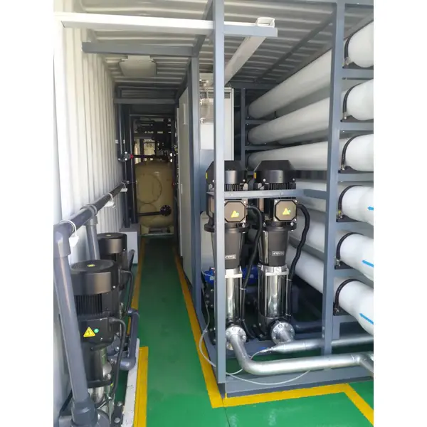  500M3/D Containerized Sea Water Desalination Plant Water Treatment 
