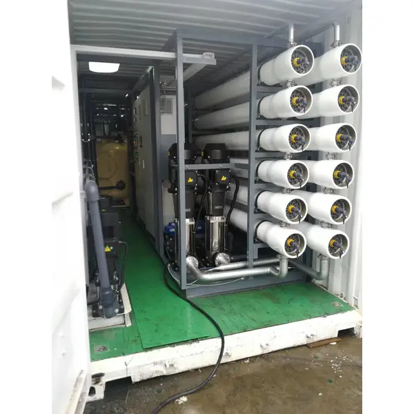  500M3/D Containerized Sea Water Desalination Plant Water Treatment 