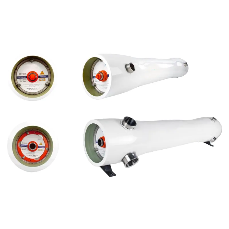 8040 Fiber Glass Reverse Osmosis Membrane Housing Side Port 300PSI