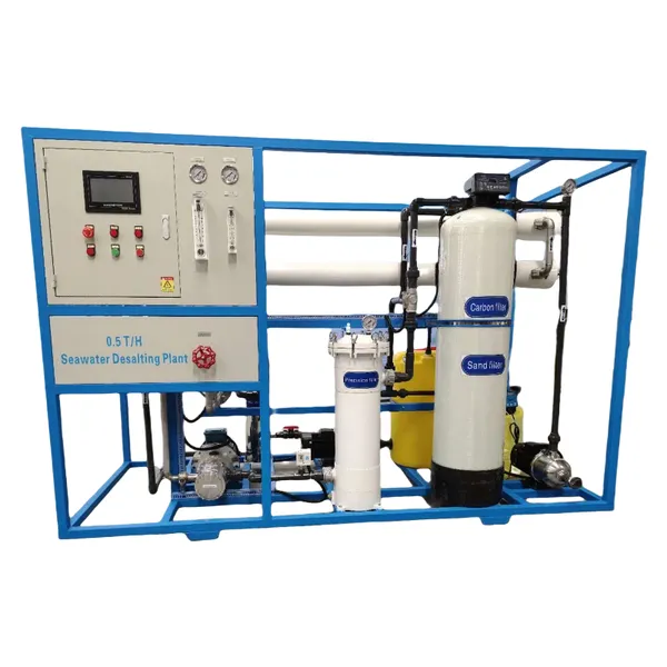 Small Capacity SWRO System Sea Water Desalination Machine for Boat 