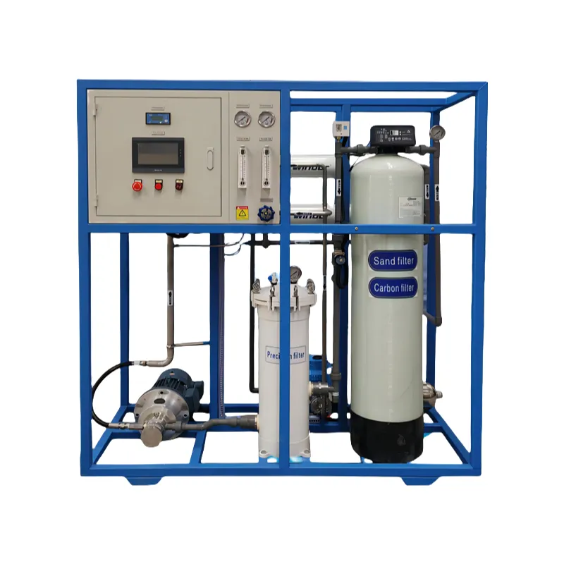 0.5m3/h SWRO Sea Water Desalination Device Sea Water Treatment Plant
