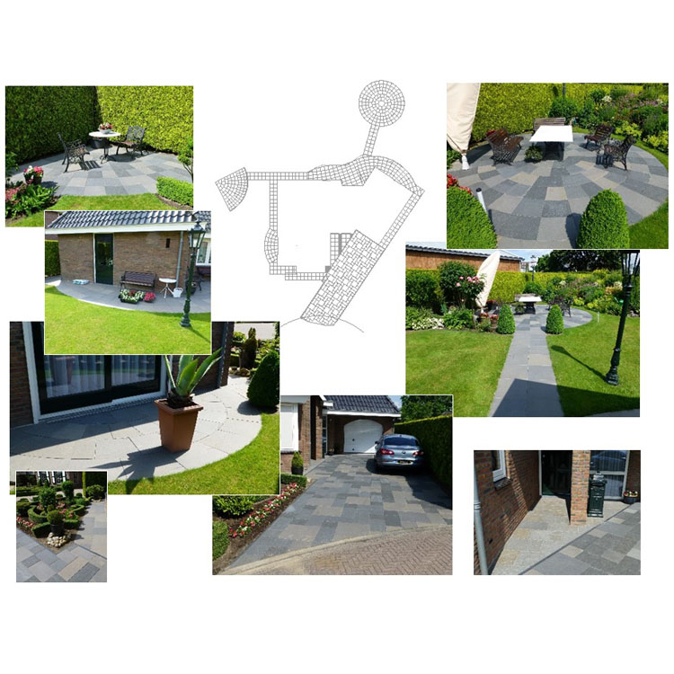 black basalt paving stone for patio projects