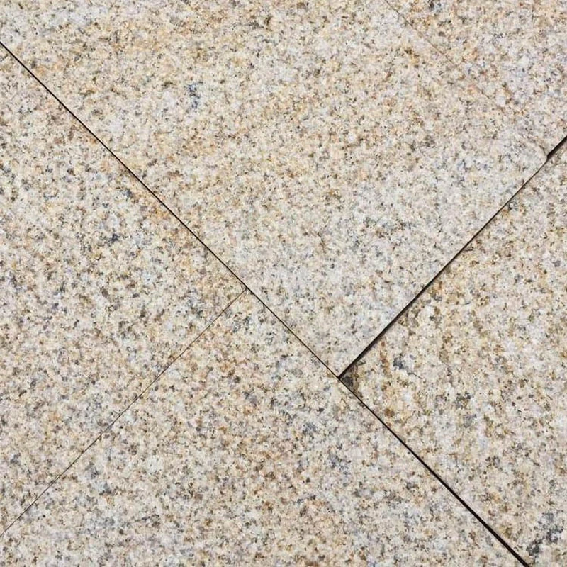 G682 yellow rusty granite outdoor paving stone