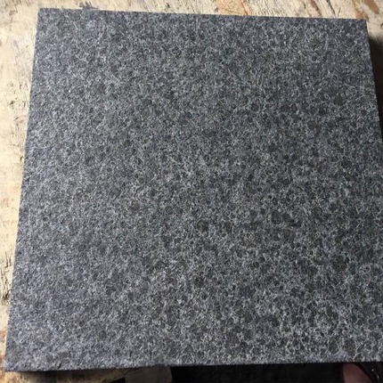 black basalt flamed paving stone for outdoor pavement