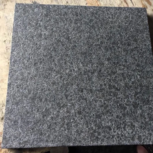 black basalt flamed paving stone for outdoor pavement