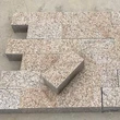 G682 yellow rusty granite cobble stone