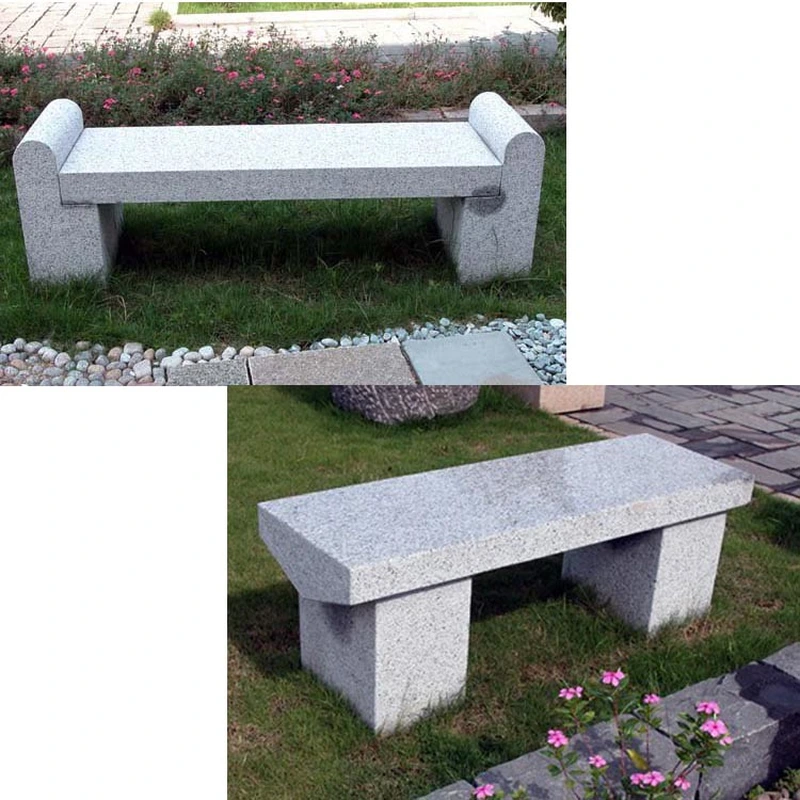 wholesale garden stone popular design natural granite bench 