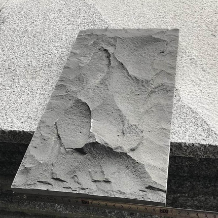 natural split black basalt stone wall tiles