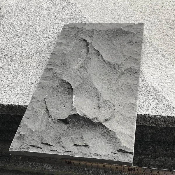 natural split black basalt stone wall tiles