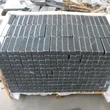 tumbled dark grey granite stone bricks for outdoor pavement