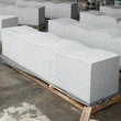 modern design light grey granite seat