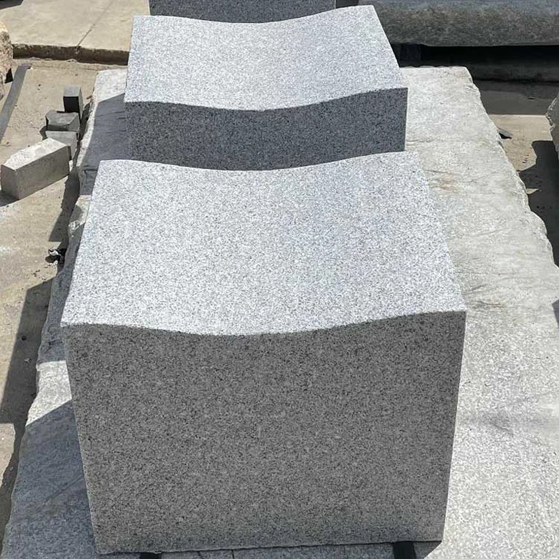 modern design light grey granite seat