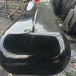 customized design polished black granite seat