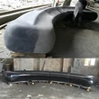 customized design polished black granite seat