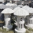 natural stone carving granite lantern