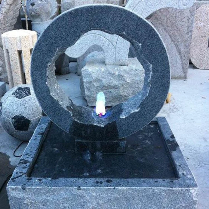 wholesale garden stone statue granite fountain for indoor