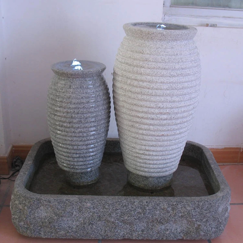 wholesale garden stone statue granite fountain for indoor