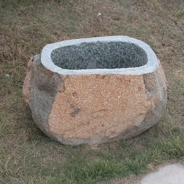 wholesale garden stone statue granite and basalt water trough