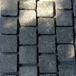 black granite flamed mesh cobble stone for outdoor pavement