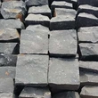 natural split black basalt cobble stone