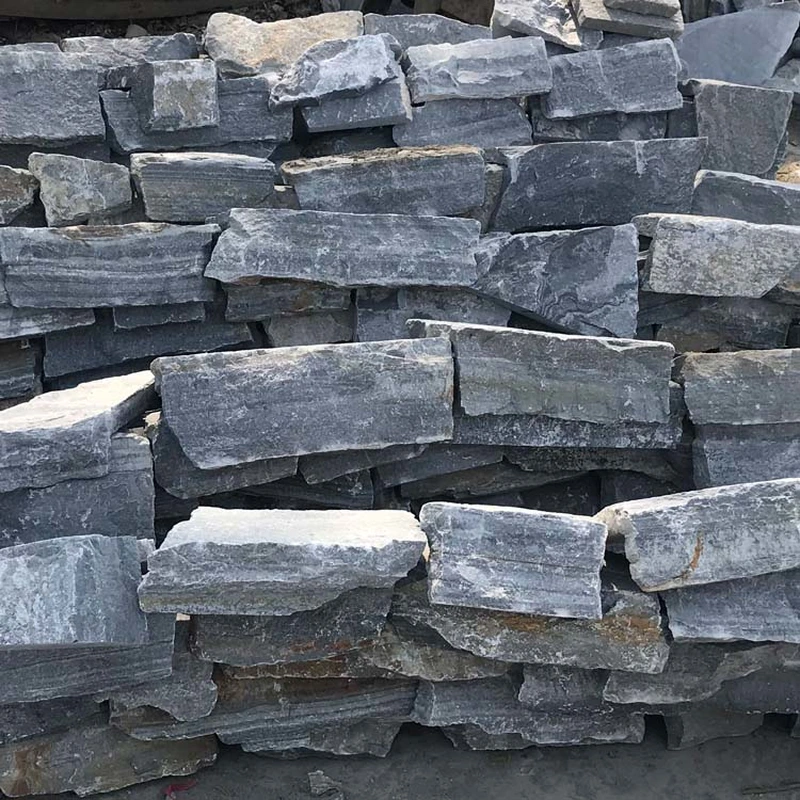 حجر الكوارتز الأزرق الطبيعي انحياز القشرة