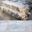 white quartz stone natural split wall tiles
