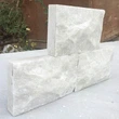 white quartz stone natural split wall tiles