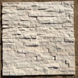 white quartz natural split stacked stone veneer panel